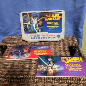 Tiger Electronics Star Wars Trilogy Quiz Wiz Electronic Game vintage 1997 tested